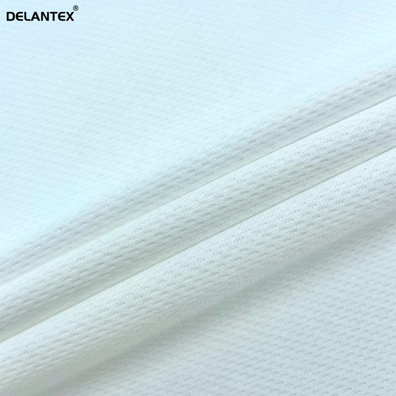 Delantex Anti-Static Carbon Fiber 100% Polyester Mesh Fabric Bird Eye Dry-fit for Girls' Outdoor Garments & Work Suits