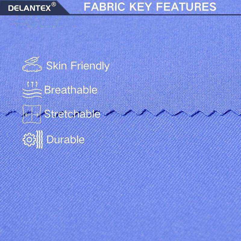 Delantex Fabrics Textiles 13% Spandex 87% Nylon Knit Sports Compression Stretch Fabric for Yoga Free Sample