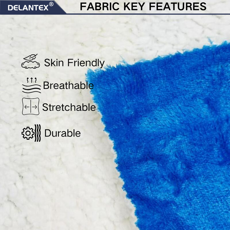 Winter Hot Selling Fabric with High Insulation and Polyester Material Flannel Fabric 205cm 310gsm Color Can Be Customized