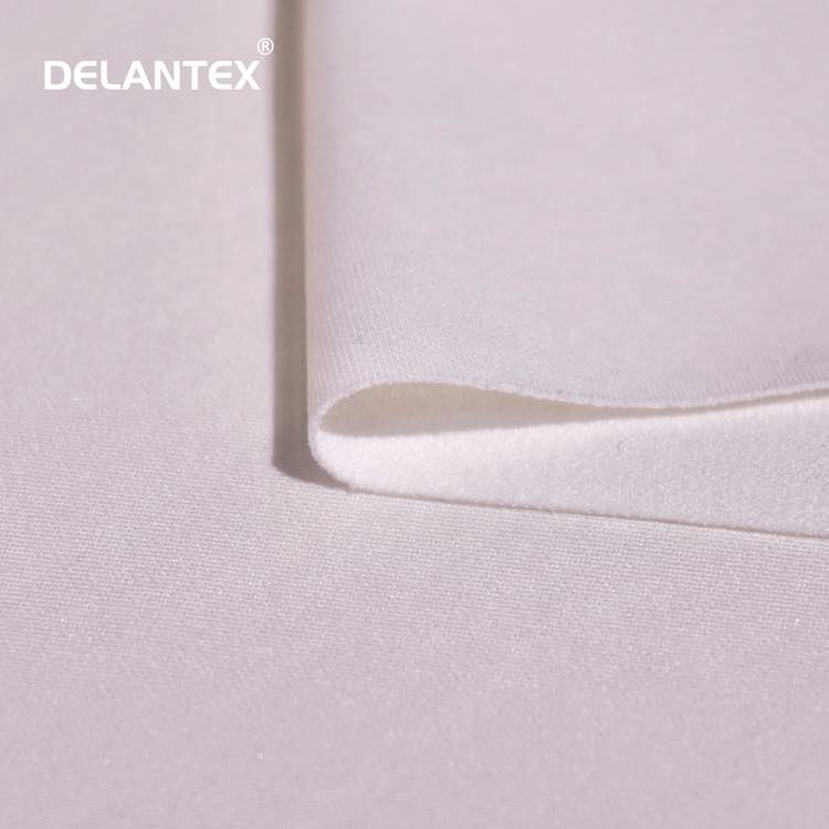 Delantex New Arrival Pink Dyed Polyester Elastane Spandex Scuba Crepe Material Fabric Dress China Manufacturer Memory Feature