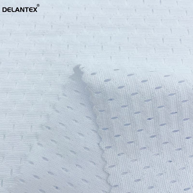 Customizable Breathable Holes Mesh Fabric 100% Polyester for Girls' Activewear Lining Outdoor Use Diapers Free Sample