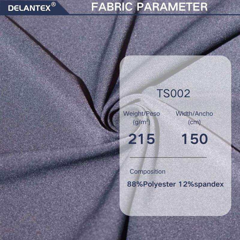 Delantex Interlock Style Poly Spandex Fabric for Girls Breathable and Quick-Dry for Yoga Cycling and Swimwear