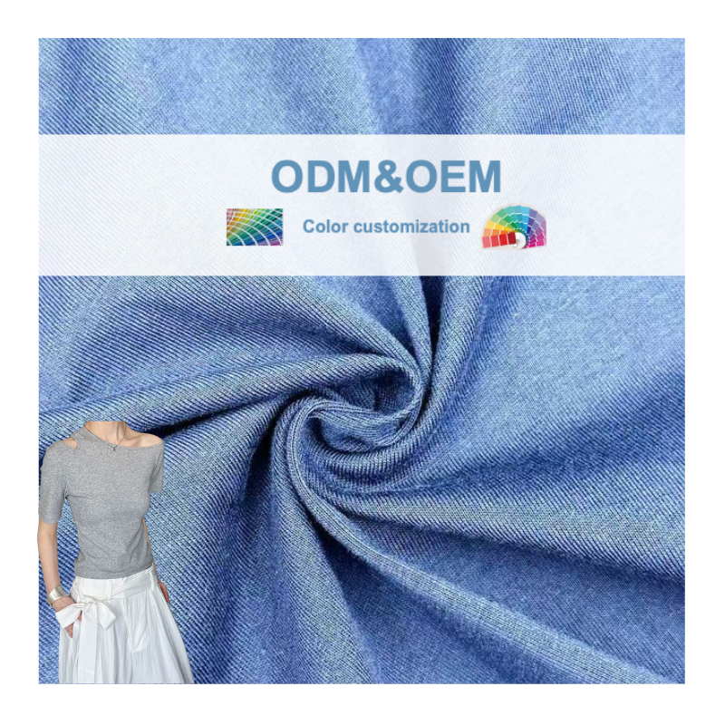 Delantex Cotton Moisture Wicking Summer Short Sleeved Hot Selling Fabric 185cm 160gsm Chinese Wholesaler