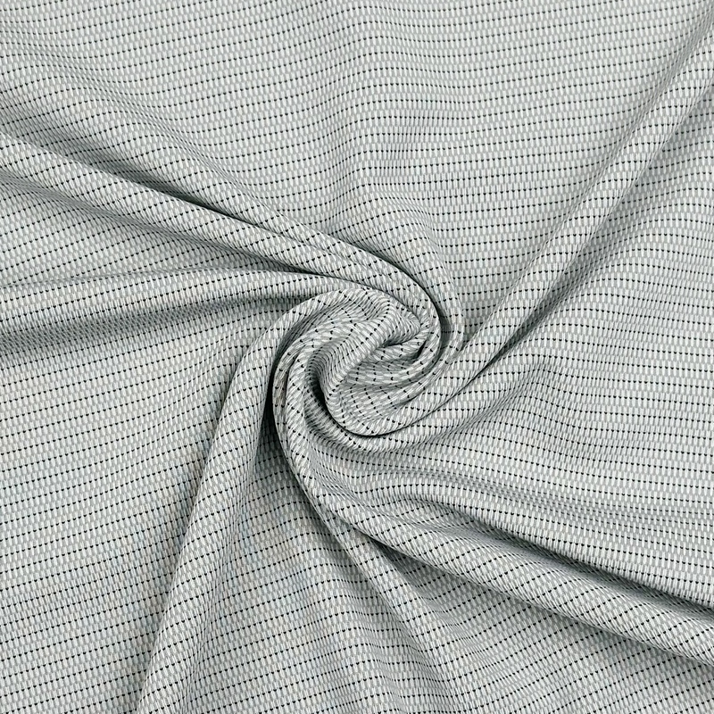 Delantex mesh wicking sports T-shirt fabric 63%nylon 29%polyester 8%spandex material