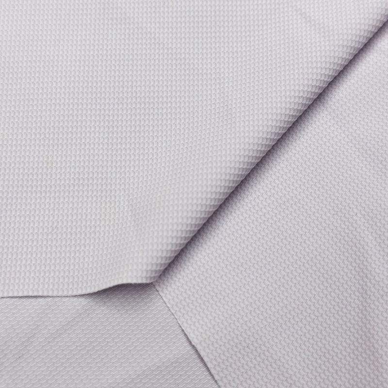 Delantex Breathable and cool feeling fabric glass check nylon T-shirt fabric 168cm 160gsm