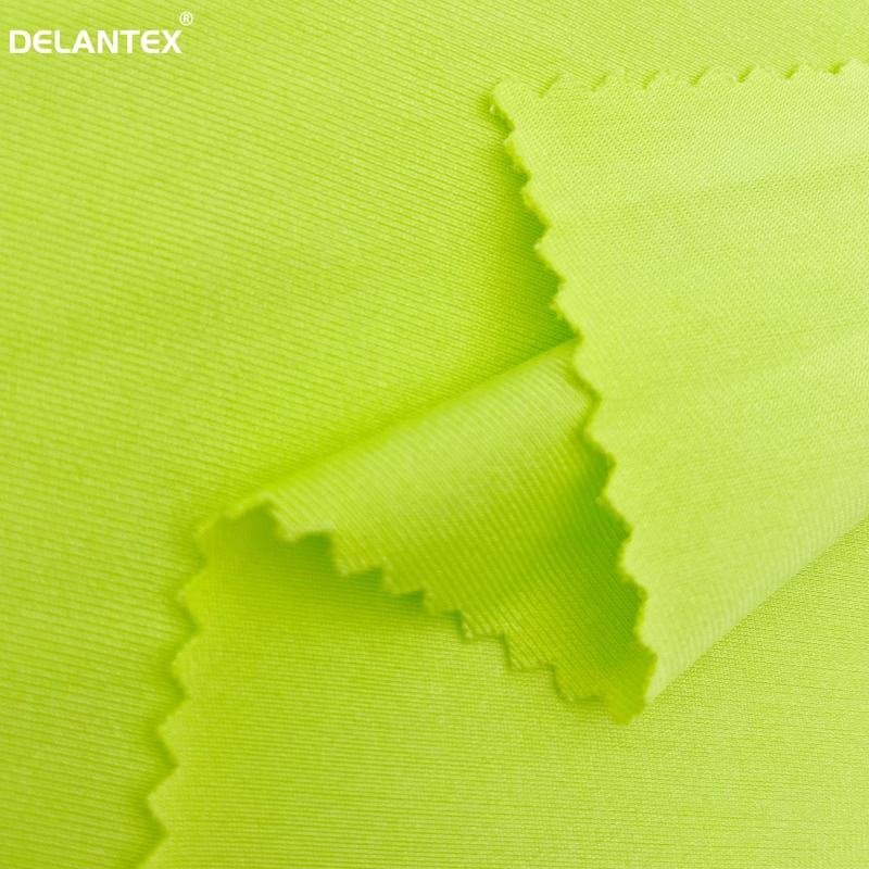 Delantex Fluorescent Green Dry Fit Semi-gloss Stretch Fabric for Beautiful Swimsuit