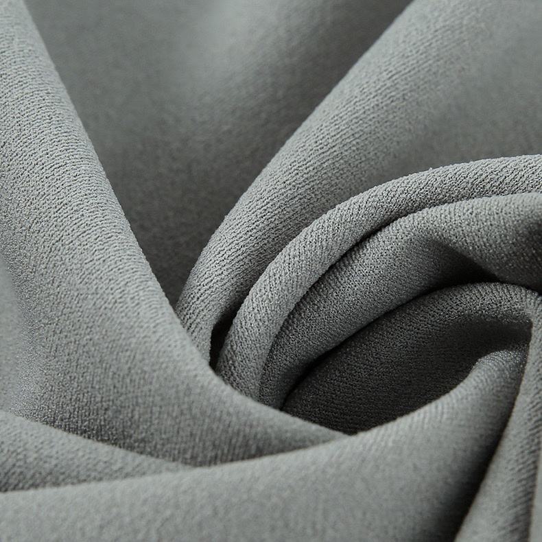 Delantex Tela Crepe scuba Fabric 95 Polyester 5 Spandex Double Knit Polyester Elastane scuba Crepe Fabric for Women Dress