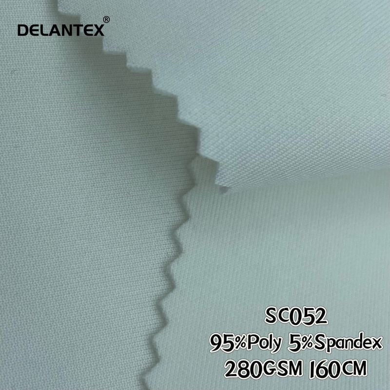 Delantex 280GSM 95% Polyester 5%Spandex Scuba Spandex Fabric