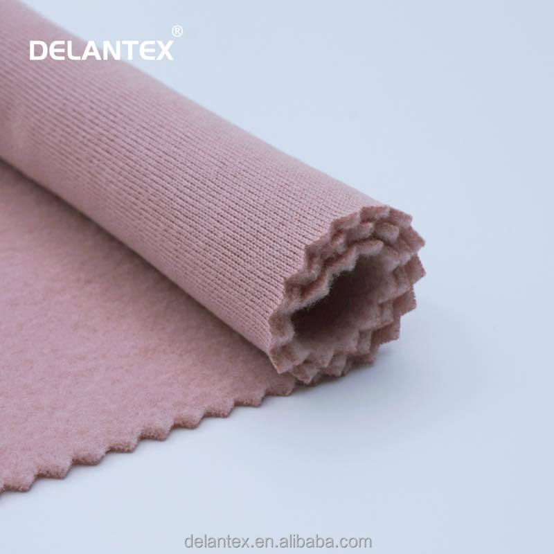 Delantex Custom Super Soft Raw Material Cute Graphics 100% Polyester Double Sided Polar Hoodie Fleece Fabric for Shirts Cloth