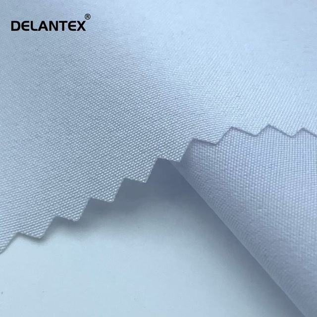 Delantex 95% Polyester 5%Spandex Bleached 100D Four-way Stretch White Fabric for Sublimation