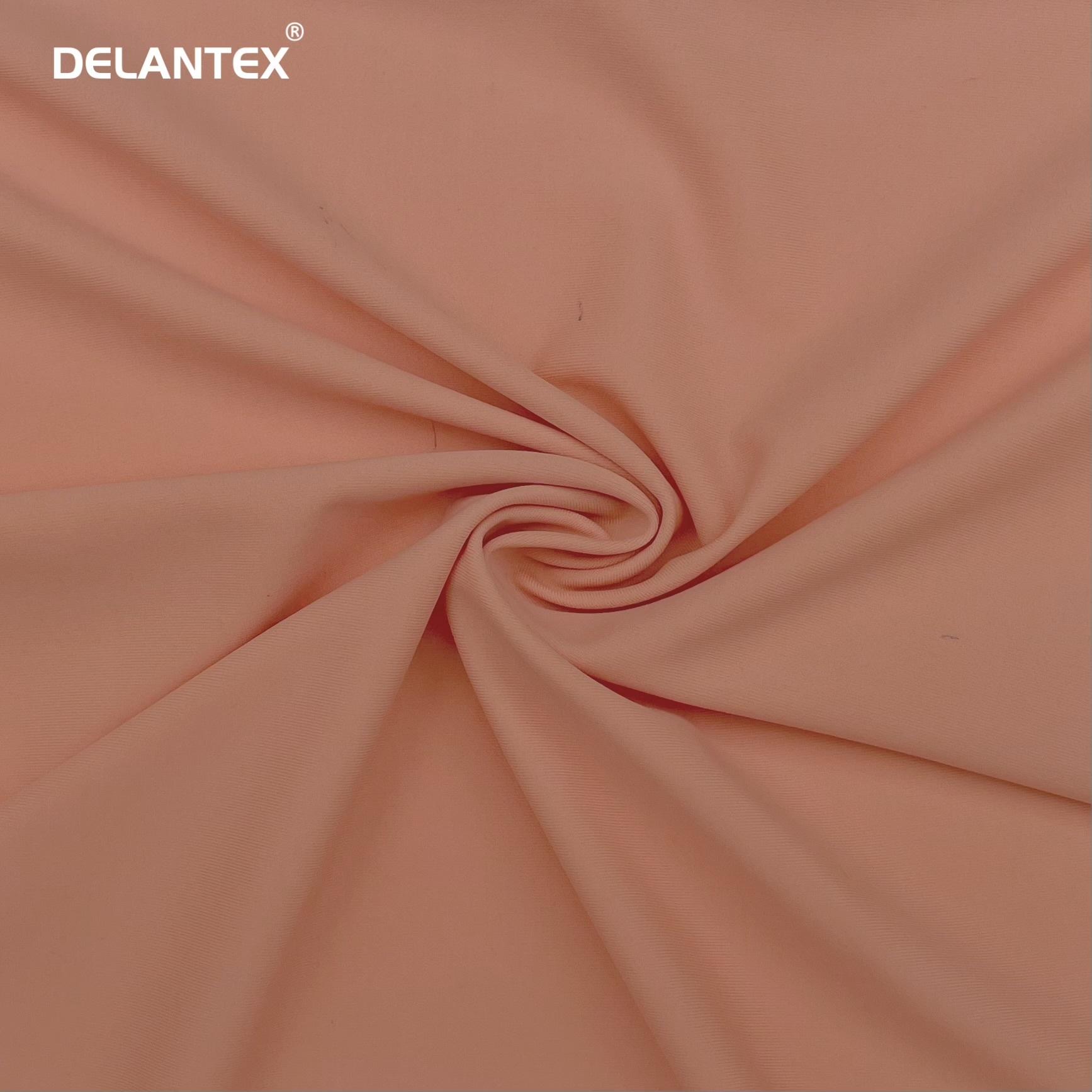 Delantex Customized Plain Dyed StretchyJersey Spandex Knitted Matte Recycled Fabric