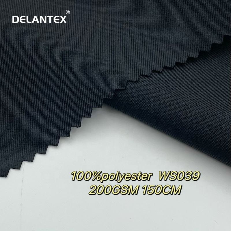 Delantex 100% Polyester Workwear Woven Uniform Fabric 200GSM for Chef