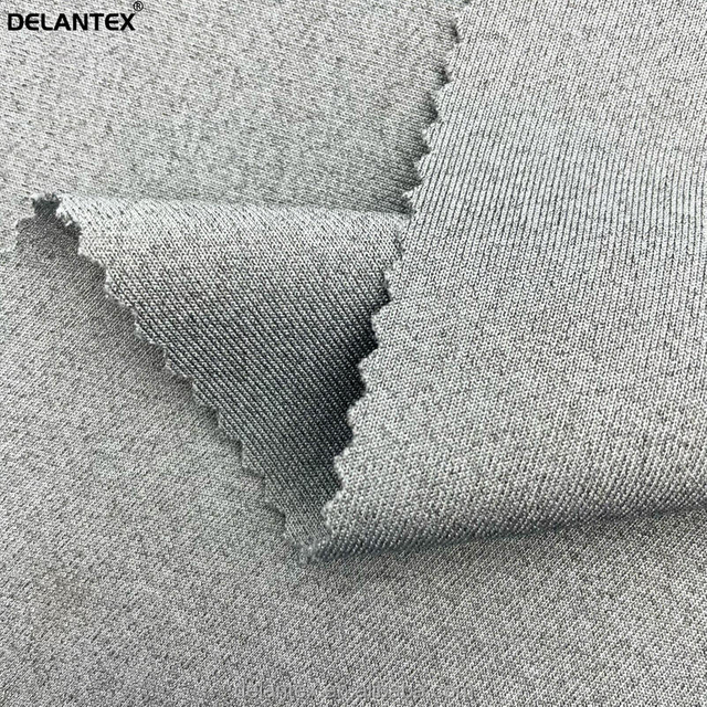 Delantex DTY 75/72 Garment 280GSM Grey Soft scuba Suede Fabric Manufacturers
