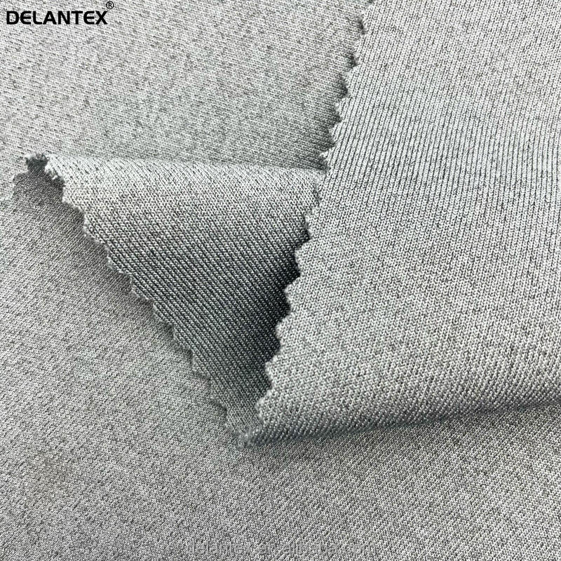 Delantex DTY 75/72 Garment 280GSM Grey Soft scuba Suede Fabric Manufacturers