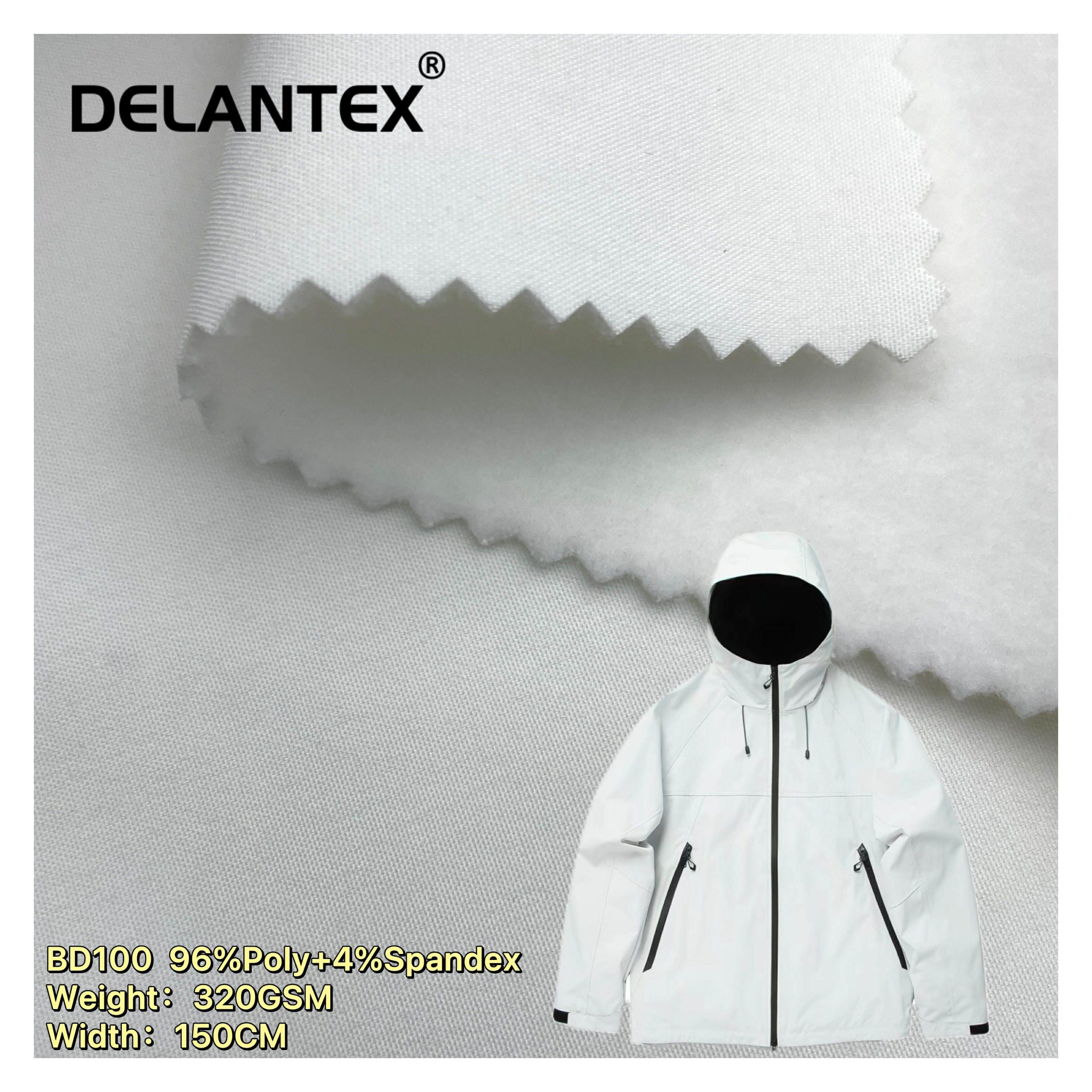Delantex 3 Layer Breathable 4 Way Strtchable Waterproof Softshell Fabric WR3000/WP3000