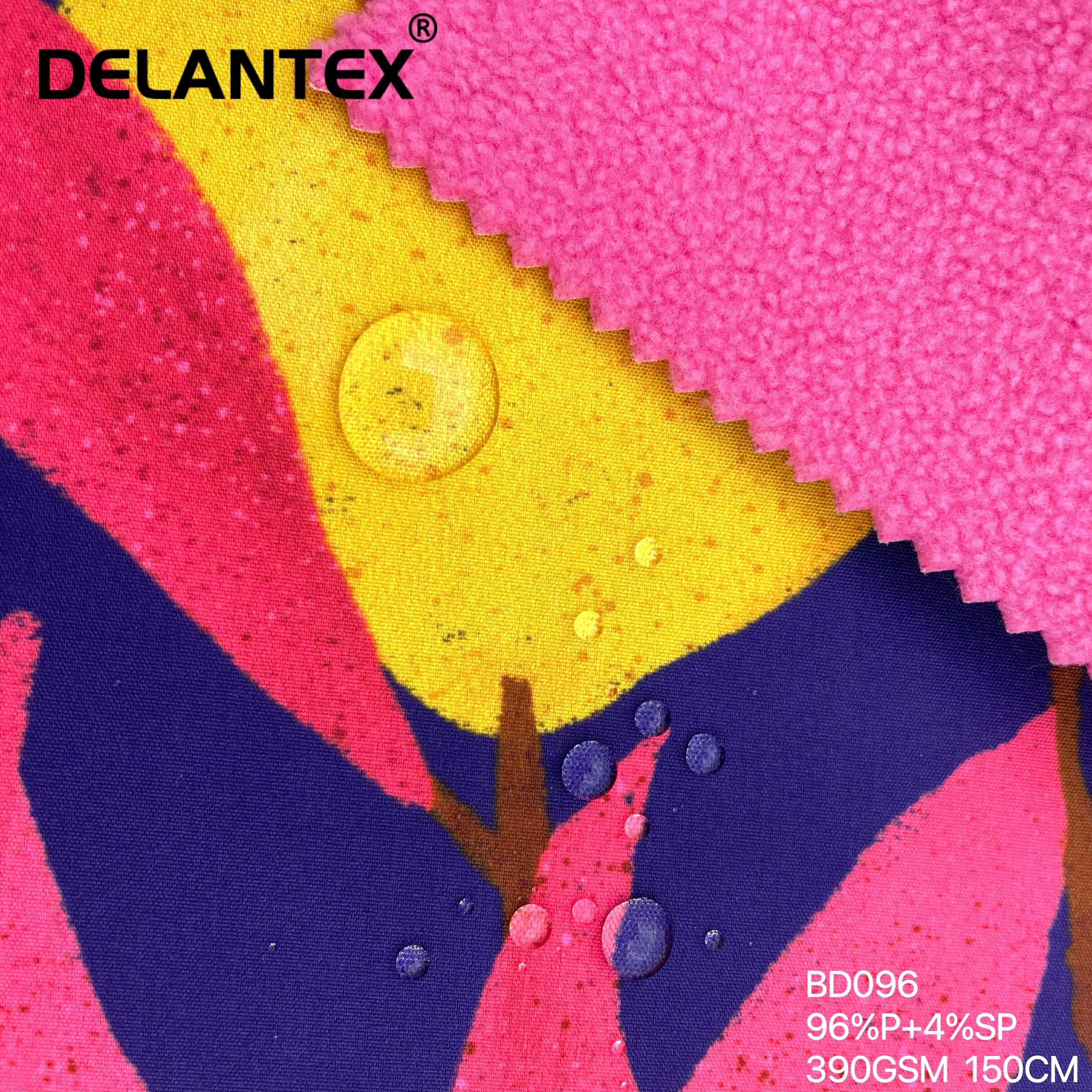 Softshell Fabric Children Print Four Way Stretch Spandex Waterproof Soft Shell Fabric Winter Fabrics for Clothing