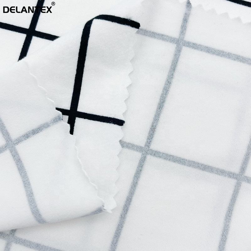 Customized Designed 95polyester 5spandex Dty Brushed Jersey Fabric for Cloth Printing