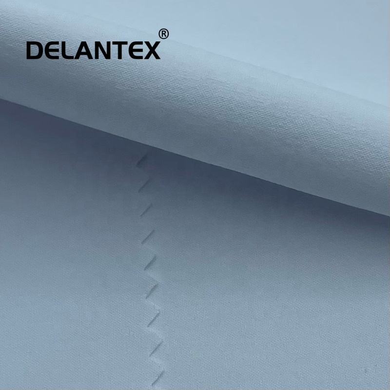 Delantex Quick-Drying Anti-Wrinkle 4-Way-Stretch Polyester Stretch Fabric for Jacket Uniform Garment