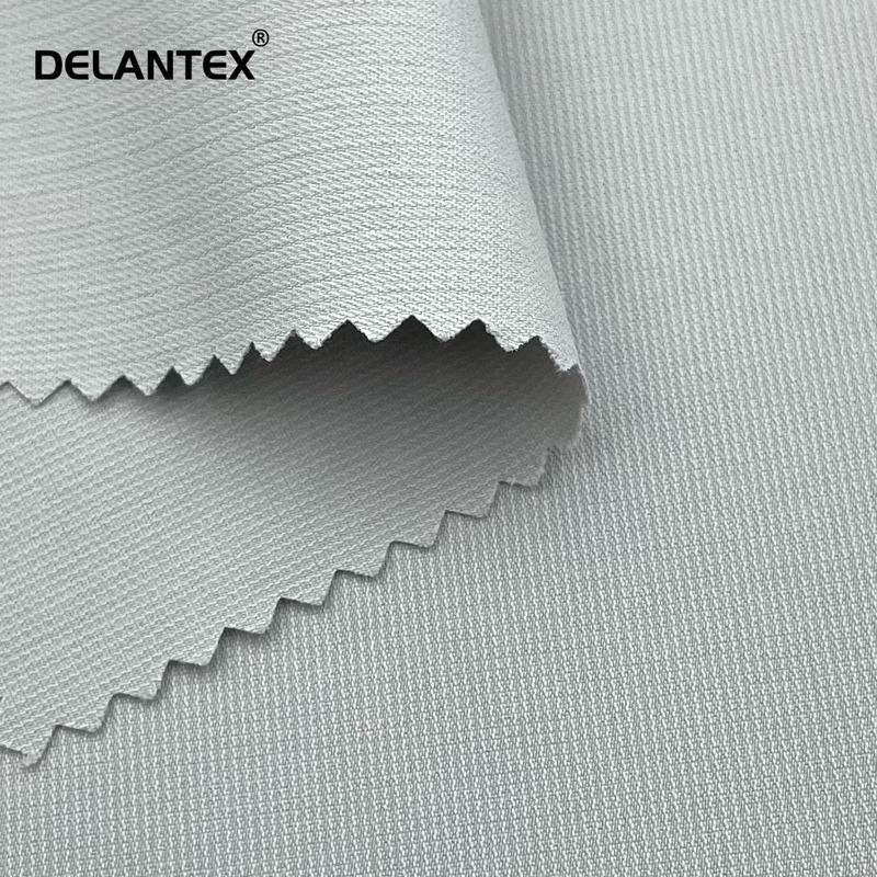Delantex 96% Polyester 4%Spandex Permanent Net Temperature Perspiration Weft Stretch Fabric