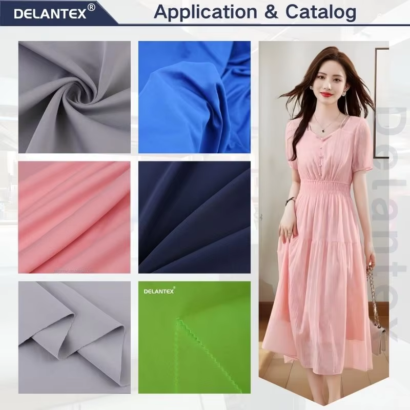 Delantex 100% Polyester Material Printed Sublimation Interlock scuba Double Knit Fabric