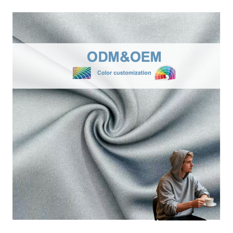 Delantex Factory Direct Sales 160cm 330gsm Cheap Prices Hoodie scuba Fabric