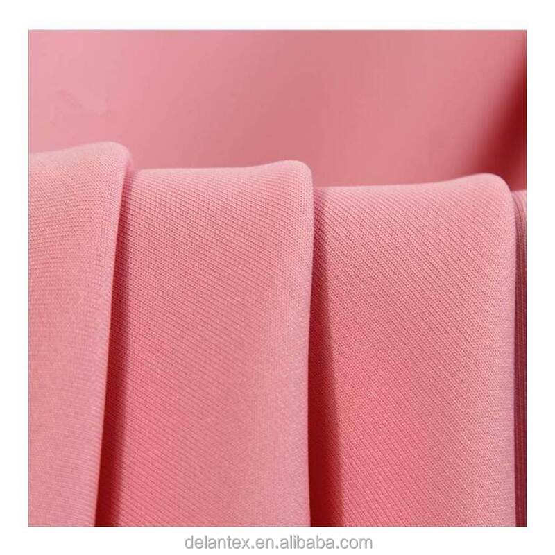 Delantex New Fashion Sandwich Air Layer Stretch Scuba Knitted Polyester Fabric for Garment