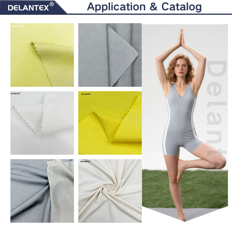 Delantex Half Light Yoga Clothing Fabric Wholesale