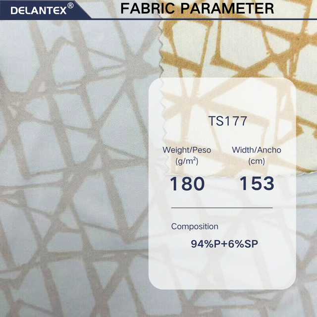 Delantex Way Stretch Jersey Fabric Undershirt Cloth 153cm 180gsm