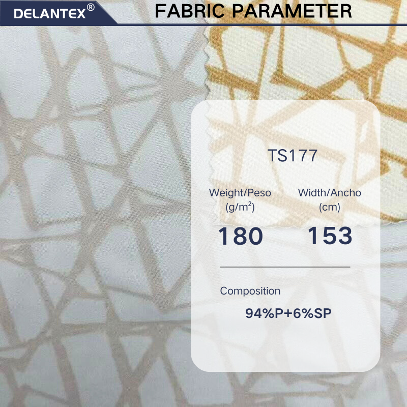 Delantex Way Stretch Jersey Fabric Undershirt Cloth 153cm 180gsm