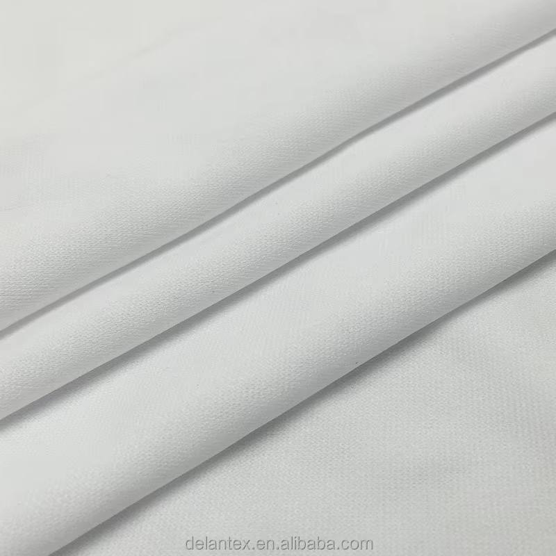 Delantex Polyester Interlock Fabric White Sublimation Fabric
