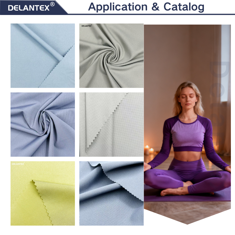 Delantex High-quality Yoga Fabric Resistant to Pilling 160cm 220gsm