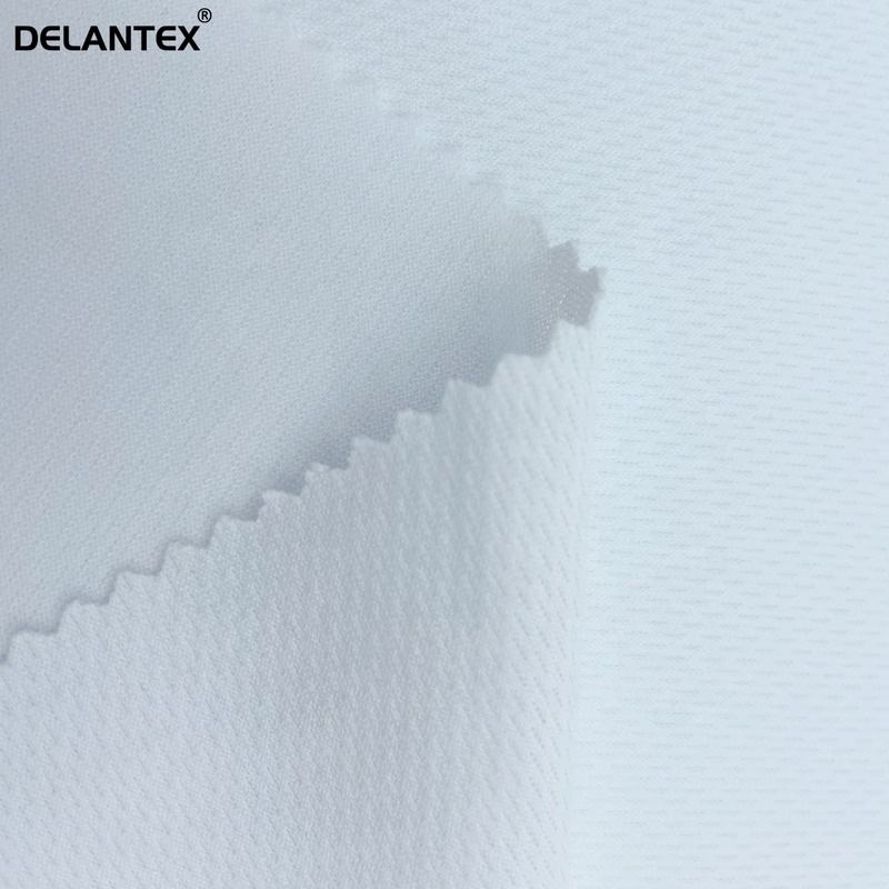 Delantex Bird Eye 100% Polyester Sportswear T-Shirt Fabric Quick-dry Repellent for Outdoor Garment for Girls