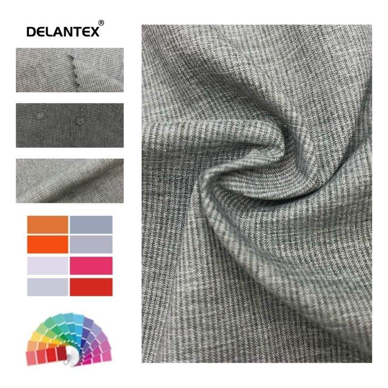 Delantex 100% Polyester Breathable Plain Weave Cationic Fabric for Active Wear