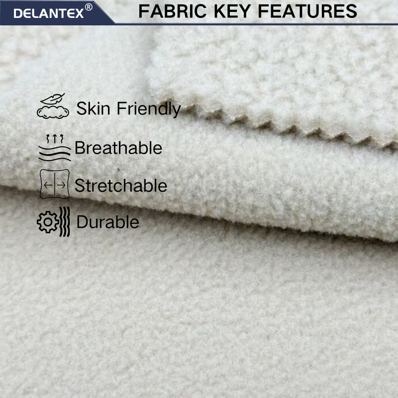 Delantex Winter Windproof Jacket Inner Lining Fabric 155cm 330gsm