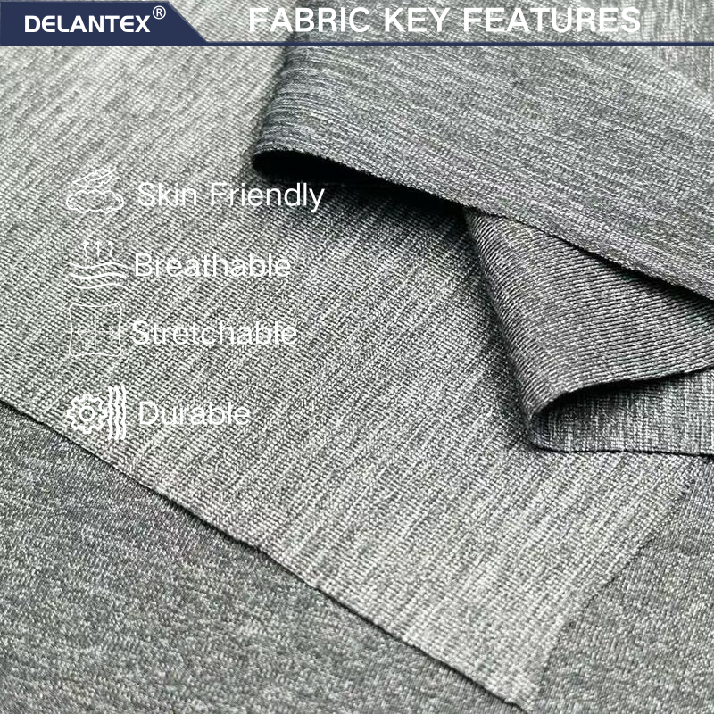 Delantex Swimming Clothing Fabric with Good Color Fastness to Prevent Pilling 160cm 170gsm