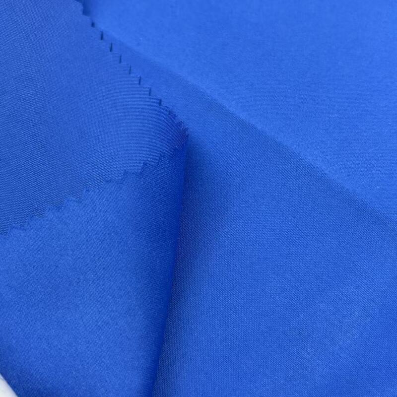Delantex 175gsm 100% Polyester Blue Shiny Satin Woven Fabric for Ladies Dresses & Sleepwear