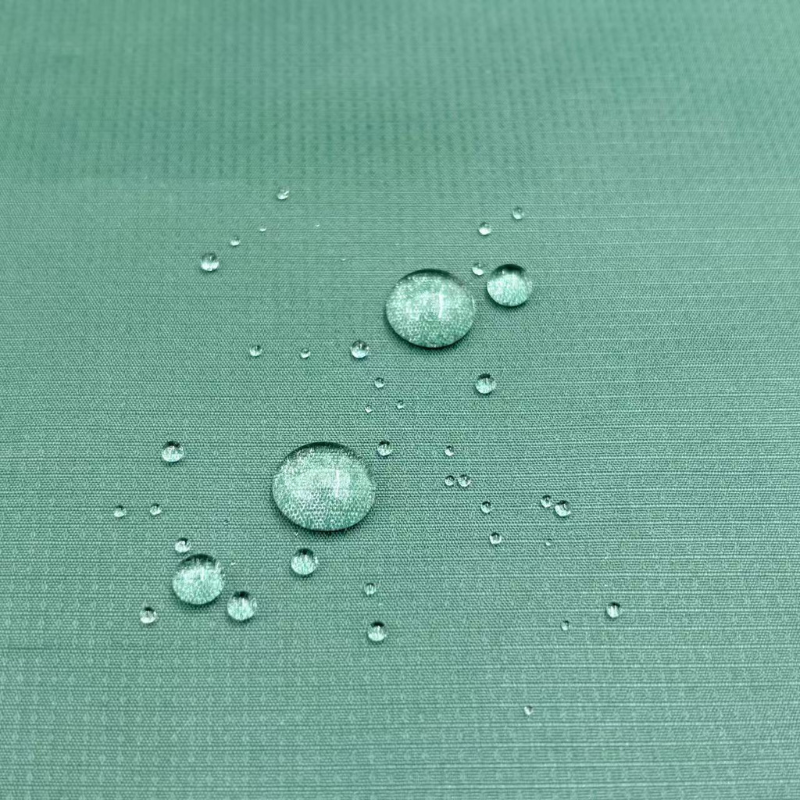 Delantex 100% Polyester 135gsm Plaid Pongee Fabric Coated Texture Custom Colors Garment OEM fabric customization
