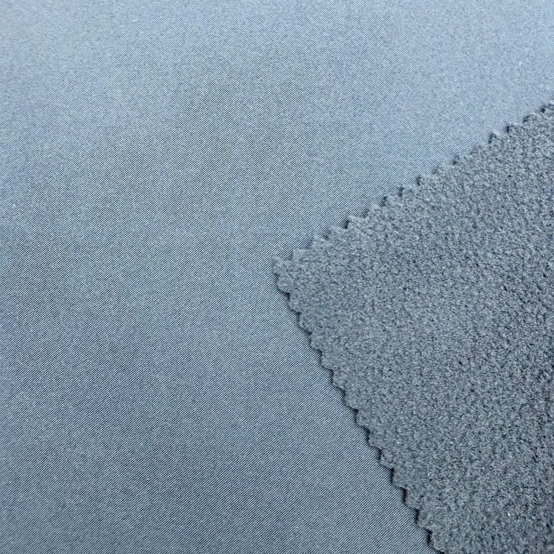Flexible Fabric Manufacturer 96% Polyester 4%spandex Windproof Bonded Polar Fleece Fabric 280gsm Outdoor Garment for Jacker Coat