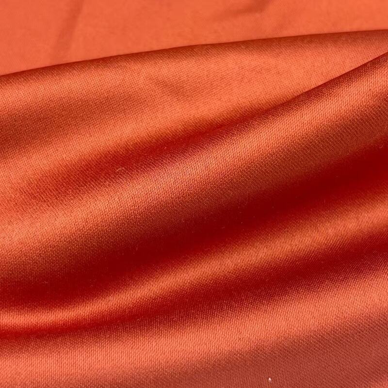 Delantex Plain Dyed 160gsm 100% Polyester Woven Shiny Satin Fabric For Apparel &Dresses one-stop fabric solution provider