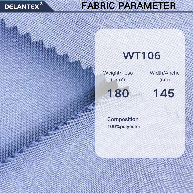 Delantex Plain Woven Fabric 100% Polyester 180GSM 145CM For Jacket Pants Workwear with flexible order quantities