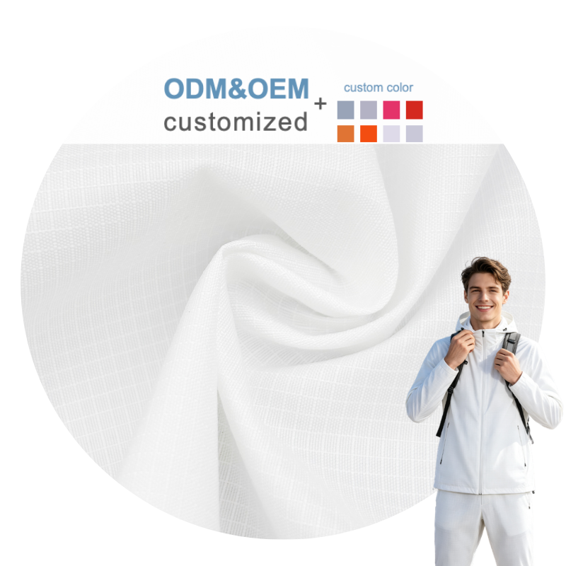 Delantex 120gsm 100%Polyester Oxford Fabric Windproof Functional Fabric for Outdoor Jackets Coats