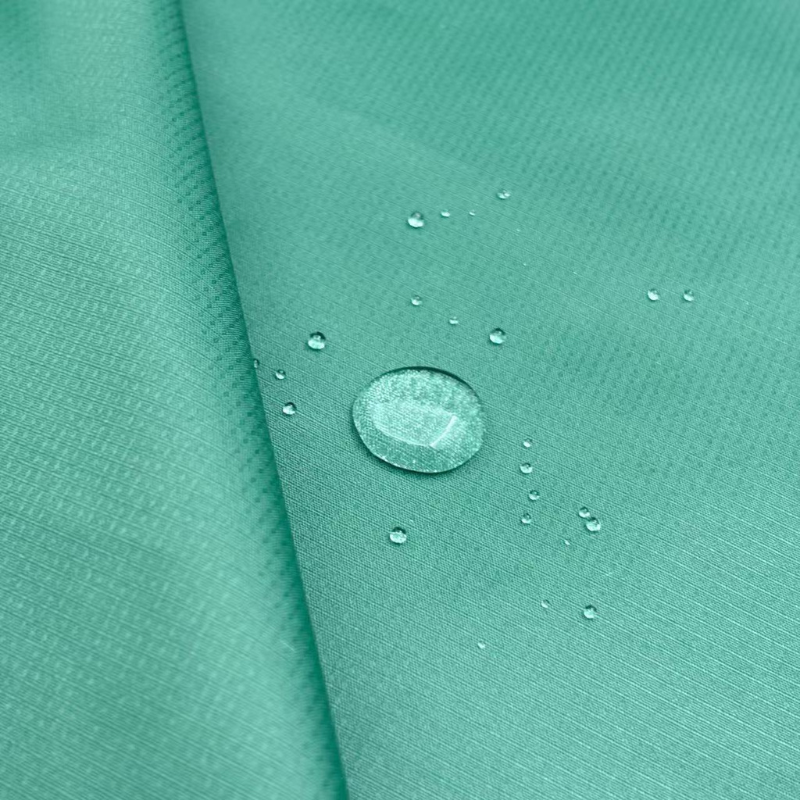 Delantex 100% Polyester 135gsm Plaid Pongee Fabric Coated Texture Custom Colors Garment OEM fabric customization