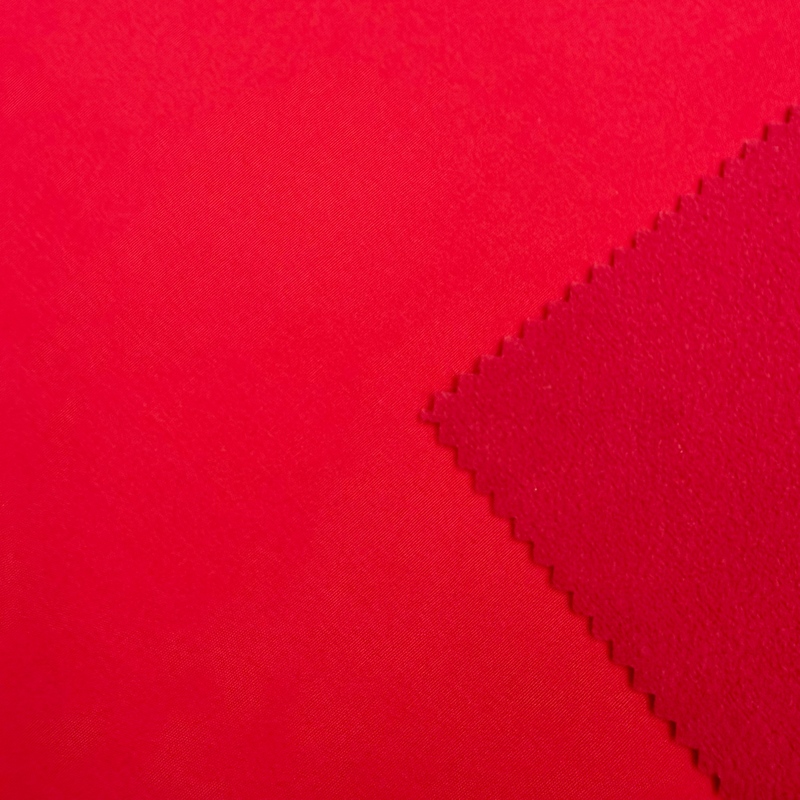 Custom Fabric Manufacturerd Color Quick Dry Windproof Stretch Bonded Polar Fleece Fabric Wholesale