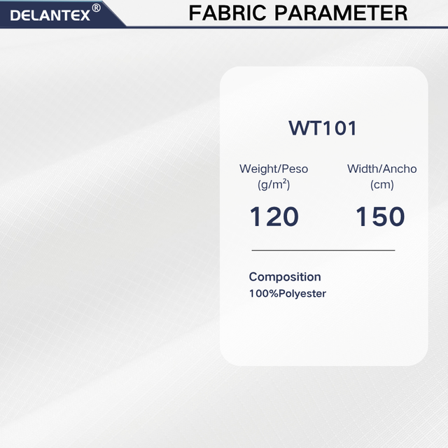 Delantex 120gsm 100%Polyester Oxford Fabric Windproof Functional Fabric for Outdoor Jackets Coats