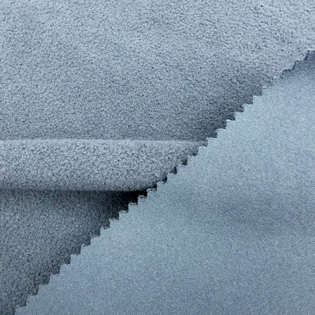 Flexible Fabric Manufacturer 96% Polyester 4%spandex Windproof Bonded Polar Fleece Fabric 280gsm Outdoor Garment for Jacker Coat