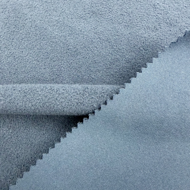 Flexible Fabric Manufacturer 96% Polyester 4%spandex Windproof Bonded Polar Fleece Fabric 280gsm Outdoor Garment for Jacker Coat