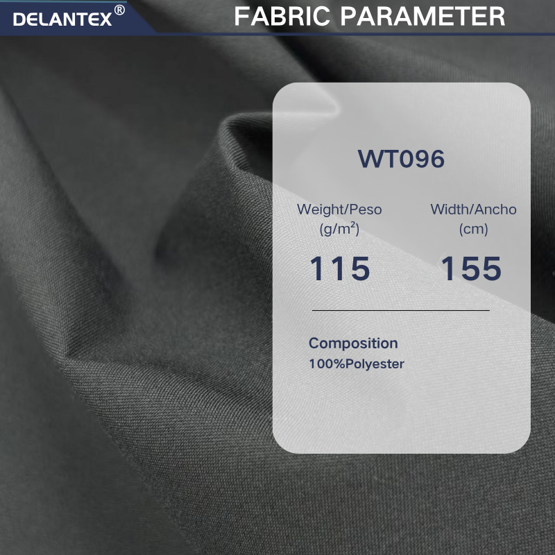 Delantex 75D High Elastic 115gsm 100% Polyester Pongee Fabric With Color TPU Membrane Wind Resistant For Sportswear Windbreaker