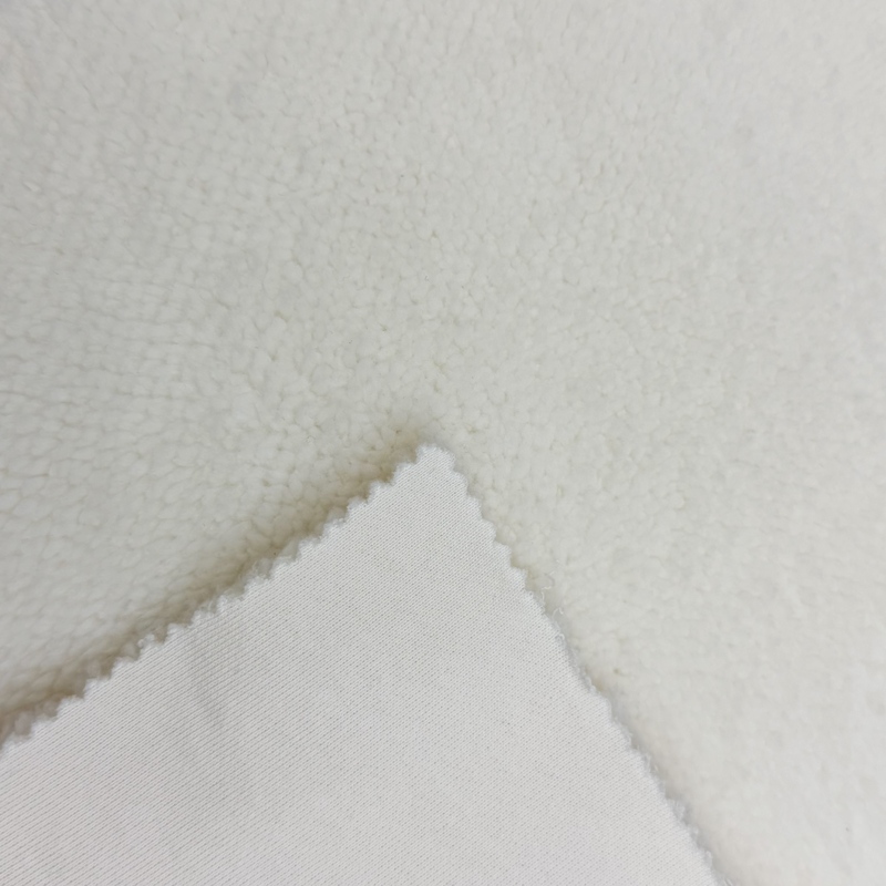 Cotton Bonded Sherpa Sweatshirt Fabric Soft Comfortable Breathable Knit Fabric For Hoodie Sweatshirt Pullover Winter Garments Rapid Fabric Prototyping