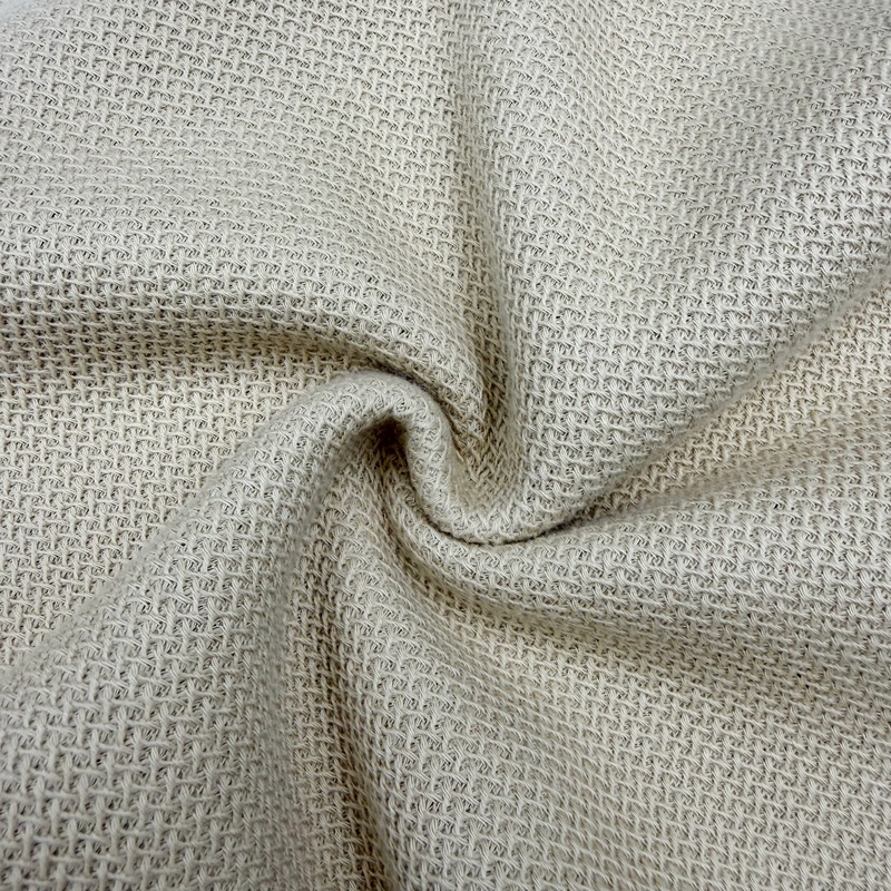 32S Cotton Herringbone Laminated Polar Fleece Soft Handfeel Warm Composite Textile For Men Women Winter Hoodies Jacket Clothing Flexible Fabric Production for Apparel