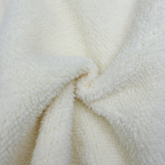 Cotton Bonded Sherpa Sweatshirt Fabric Soft Comfortable Breathable Knit Fabric For Hoodie Sweatshirt Pullover Winter Garments Rapid Fabric Prototyping
